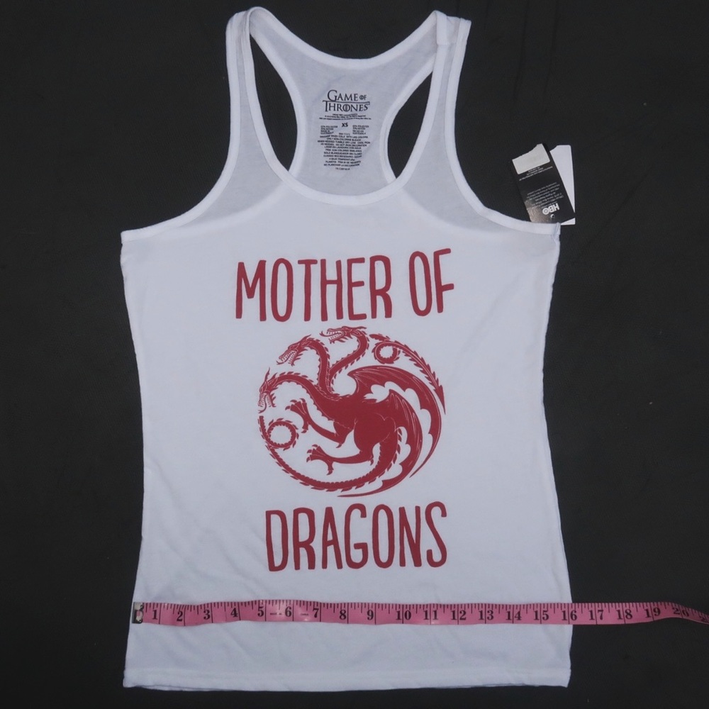 Game Of Thrones White Tank Top